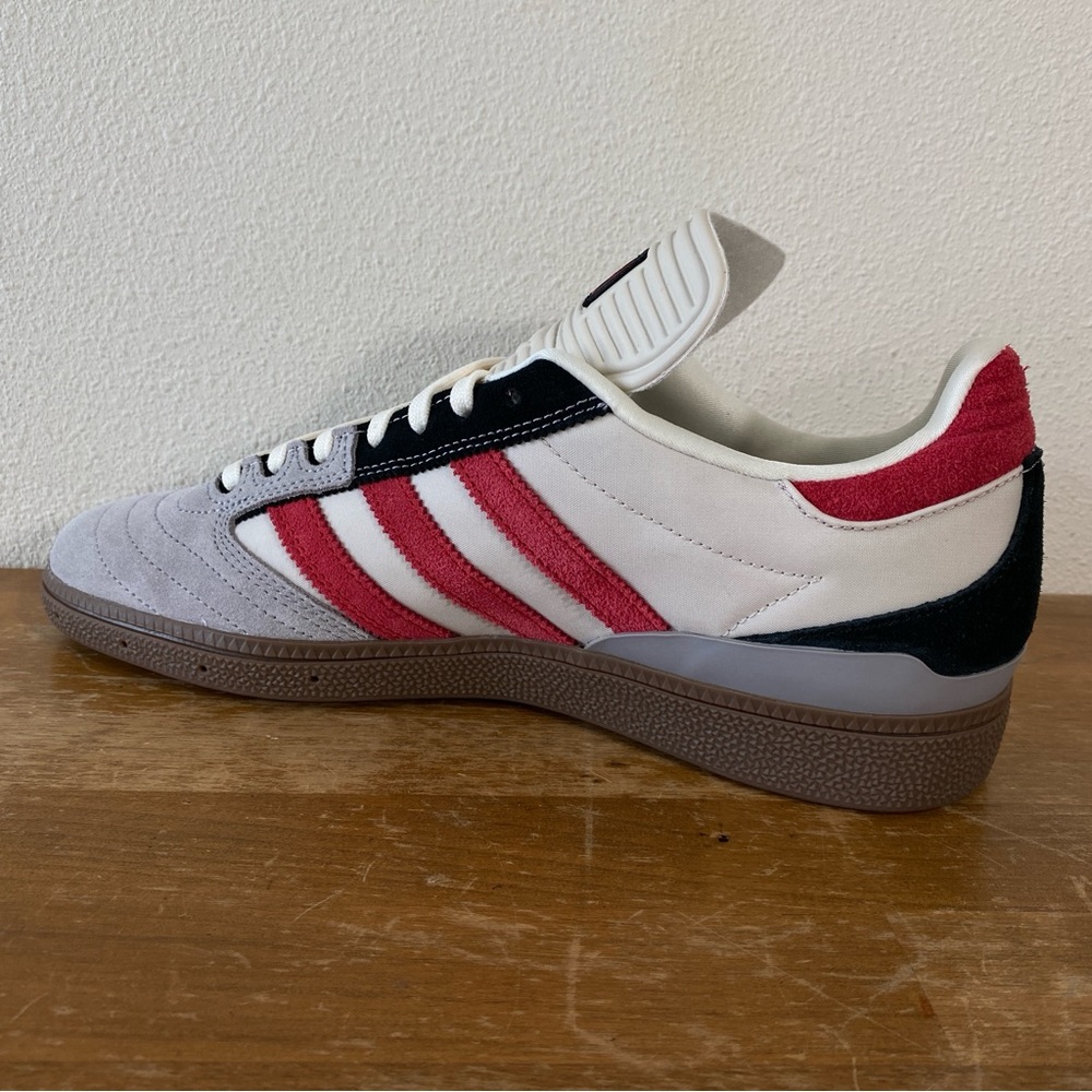 Adidas Busenitz Grey Red Black Suede Skateboarding Shoe - Size 13 - Picture 10 of 13